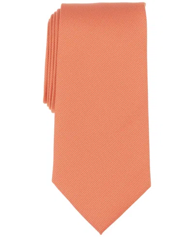 Club Room Men's Hussey Solid Tie, Exclusively At Macy's In Orange