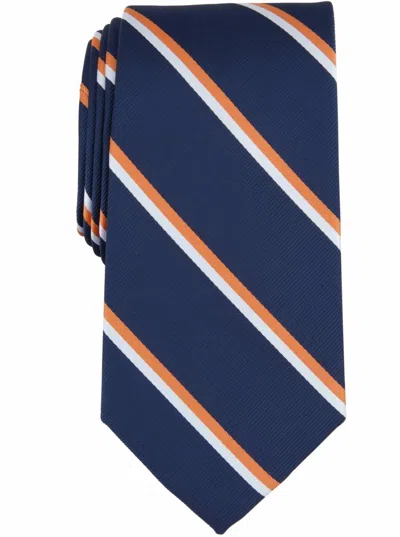 Club Room Men's Irving Stripe Tie In Orange In Blue
