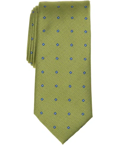 Club Room Men's Landcaster Neat Pattern Tie, Macy's Exclusive In Green
