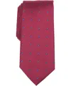 Club Room Men's Landcaster Neat Pattern Tie, Macy's Exclusive In Burgundy