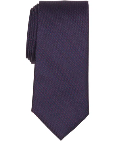 Club Room Men's Lexington Plaid Pattern Tie, Macy's Exclusive In Purple