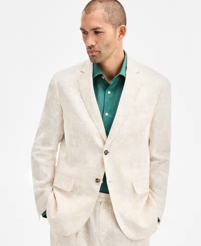 Club Room Men's Linen Paisley Blazer, Exclusively At Macy's