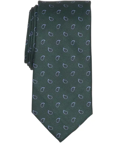 Club Room Men's Maple Pine Tie, Macy's Exclusive In Green