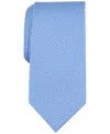 Club Room Men's Micro-grid Tie In Light Blue In Blue