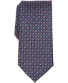 Club Room Men's Milone Medallion Tie, Macy's Exclusive In Blue