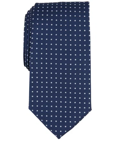 Club Room Men's Nantucket Dot Tie, Created For Macy's In Navy