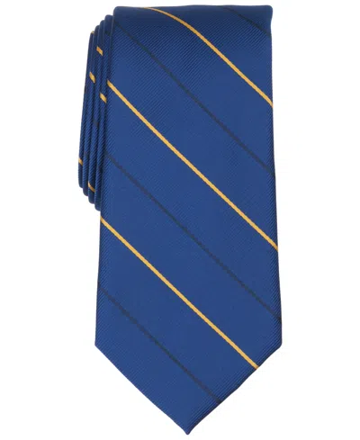 Club Room Men's Nassau Stripe Tie In Navy