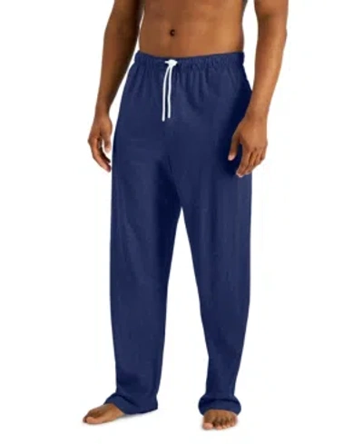 Club Room Men's Pajama Pants, Created For Macy's In Blue