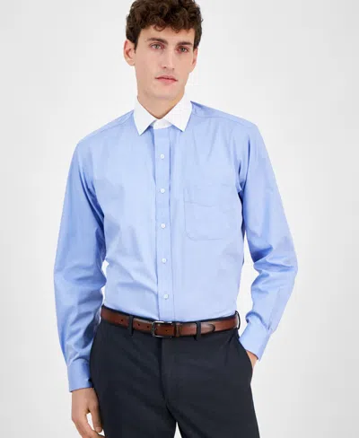 sachin and babi light blue dress Club Room Men's Regular Fit Traveler Dress Shirt, Created for Macy's main image 1