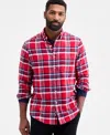 Club Room Men's Plaid Button-down Flannel Shirt, Macy's Exclusive In Multi