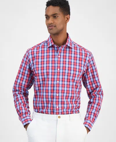 Club Room Men's Plaid Dress Shirt, Exclusively At Macy's