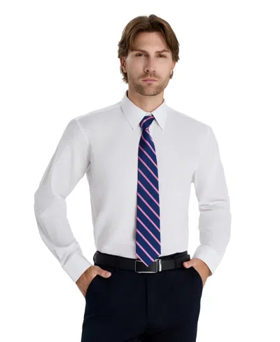 Club Room Men's Regular Fit Solid Dress Shirt, Macy's Exclusive In White