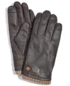 Club Room Men's Quilted Cashmere Gloves, Created For Macy's In Brown