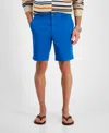 Club Room Men's Regular-fit 9" 4-way Stretch Shorts, Created For Macy's In Green