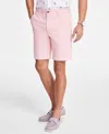 Club Room Men's Regular-fit 9" 4-way Stretch Shorts, Created For Macy's In Pink