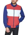 Club Room Men's Regular-fit Bomber Jacket, Created For Macy's In Bold Colorblock