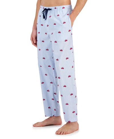 Club Room Men's Regular-fit Crab-print Pajama Pants, Created For Macy's In Pj Pant