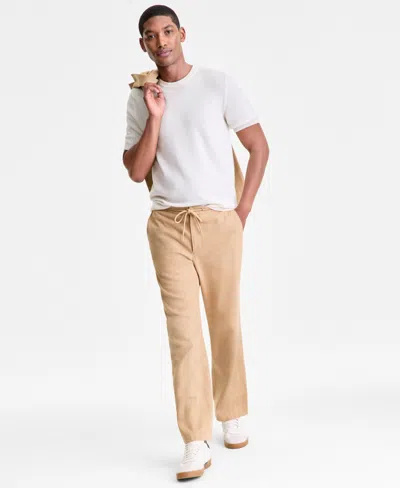 Club Room Men's Regular-fit Textured 100% Cashmere Sweater T-shirt, Macy's Exclusive In White