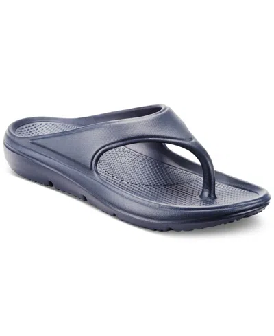 Club Room Men's Remy Thong Sandals, Created For Macy's In Navy
