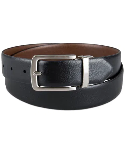 Club Room Men's Reversible Dress Belt, Created For Macy's In Brown,black