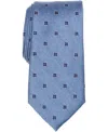 Club Room Men's Saddlebrook Neat Tie, Macy's Exclusive In Blue
