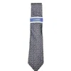 Club Room Men's Snow Candy Cane Holidays Tie In Black In Gray