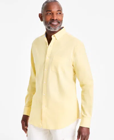 Club Room Men's Solid Oxford Shirt, Exclusively At Macy's In Blooming S