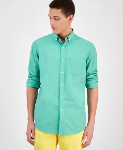 Club Room Men's Solid Oxford Shirt, Exclusively At Macy's In Catalina G