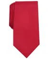 Club Room Men's Solid Tie, Created For Macy's In Red