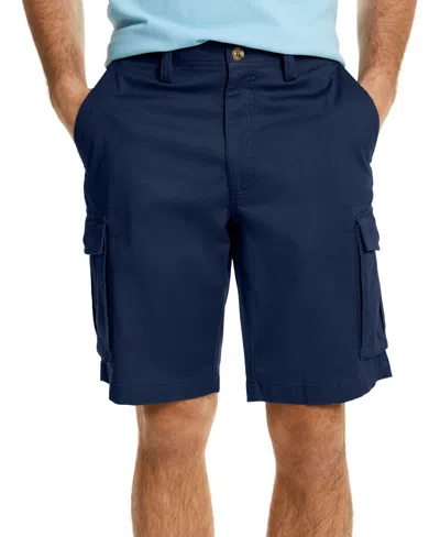 Club Room Men's Stretch Cargo Shorts, Created For Macy's In Officer Navy