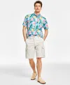 Club Room Men's Stretch Cargo Shorts, Created For Macy's In Stone Wall