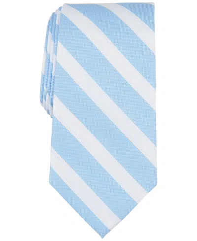 Club Room Men's Stripe Tie, Created For Macy's In Lt.blue