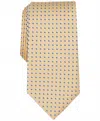 Club Room Men's Thorton Dot-pattern Tie In Yellow In Orange