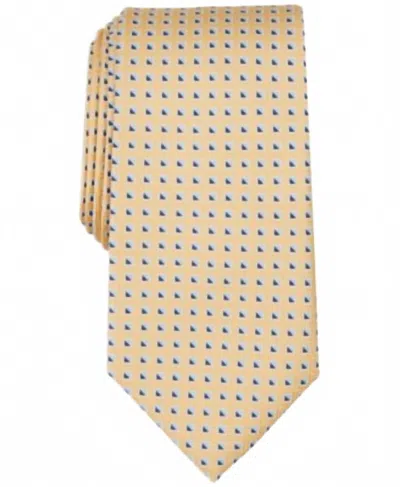 Club Room Men's Thorton Dot-pattern Tie In Yellow In Orange