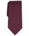 Club Room Men's Warren Stripe Solid Tie, Macy's Exclusive In Brown