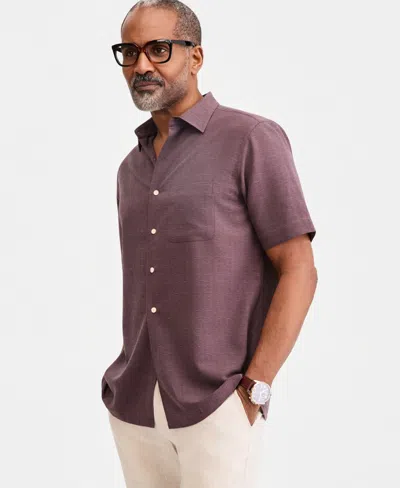 Club Room Men's Wicker Silk, Created For Macy's In Purple