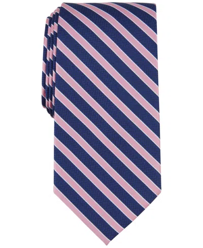 Club Room Men's Willard Stripe Tie, Created For Macy's In Pink