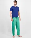 Club Room Men's Dog Park Pajama Set, Exclusively At Macy's In Green