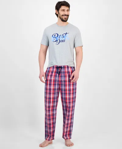 Club Room Men's Woven Plaid Pants, Exclusively At Macy's In Blue