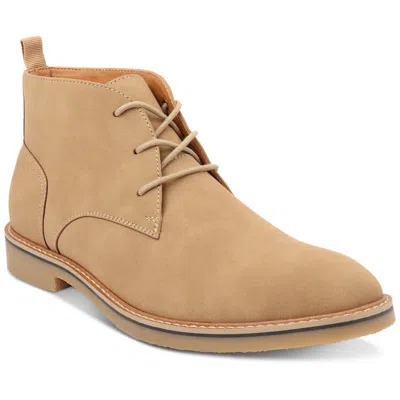 Club Room Mens Faux Suede Round Toe Chukka Boots In Multi
