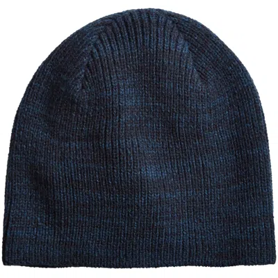 Club Room Mens Knit Space-dye Beanie Hat In Blue