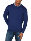 Club Room Men's Solid Crew Neck Merino Wool Blend Sweater, Created For Macy's In Multi