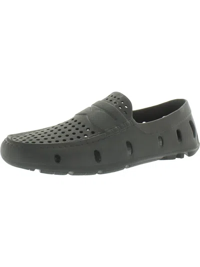Club Room Mens Perforated Manmade Sport Sandals In Gray