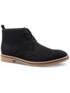 CLUB ROOM NATHAN MENS FAUX SUEDE LACE-UP CHUKKA BOOTS