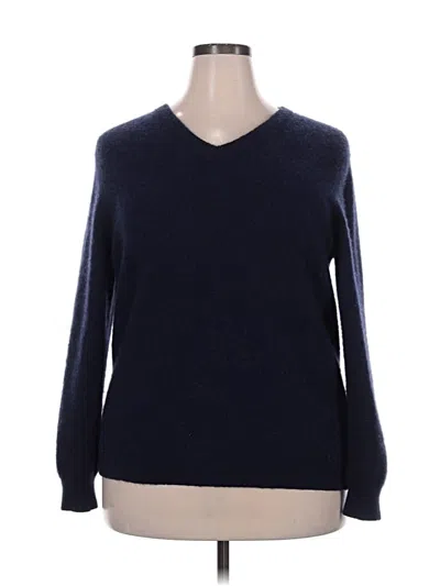 Pre-owned Club Room Pullover Sweater In Blue