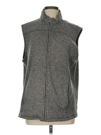 Pre-owned Club Room Sweater Vest In Gray