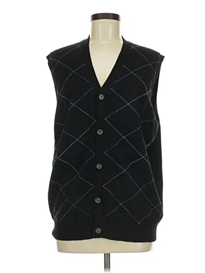Pre-owned Club Room Vest In Black