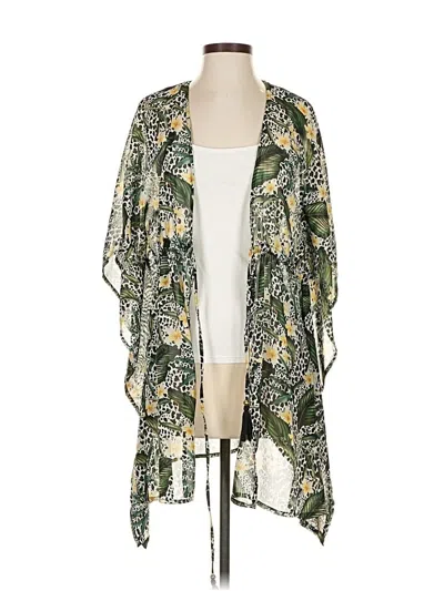 Pre-owned Club Z Collection Kimono In Green