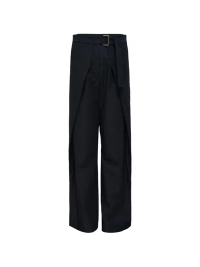 Club21 Bucked Trousers In Black