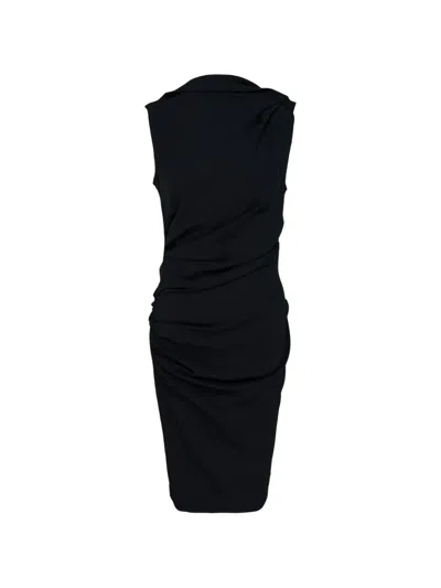 Club21 Collection Technical Tailoring Eve Woven Dress In Black